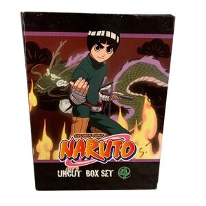 Shonen Jump Naruto Uncut Box Set 4 DVD 3‎ Discs Episodes 39-52 2002 Tested Works